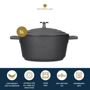 Master Class Induction Aluminium 28cm Casserole Dish