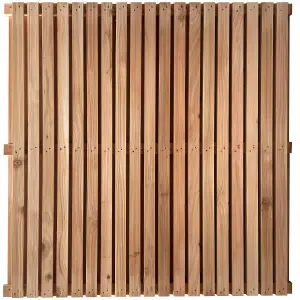 Double Sided Cedar Slatted Panel - Vertical - 600mm Wide x 900mm High