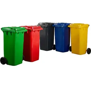 TUFF 120 Litre Wheeled Bin - Blue