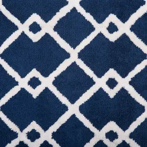 Area Rug 140 x 200 cm Blue SERRES