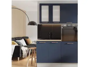 600 Kitchen Tall Oven Housing Unit Cupboard Cabinet 60cm Navy Dark Blue Nora