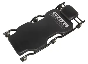 Sealey Steel Creeper with 6 Wheels & Headrest Deluxe SCR84