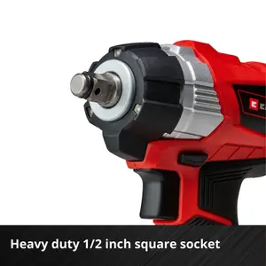 Einhell Cordless Impact Driver 215Nm 18V Brushless Power X-Change 1/2" Drive Mount Wrench TE-CW 18 Li BL Solo - Body Only