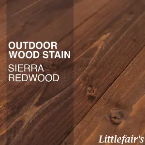 Littlefair's - Outdoor Wood Stain - Sierra Redwood - 2.5 LTR