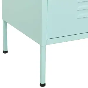 Berkfield Storage Cabinet Mint 80x35x101.5 cm Steel