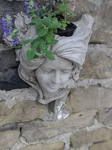 Female face Wall Planter and Wall plaque