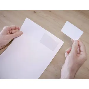 500 Sheets A4 Self Adhesive Plain White Sticky Postage Address Labels 65 Per Sheet