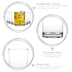 Argon Tableware Classic Whisky Glasses - 280ml - Pack of 12