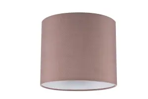 GoodHome Kpezin Taupe Fabric dyed Light shade (D)20cm