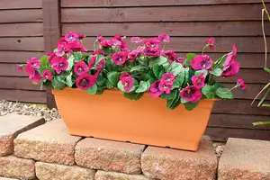 Best Artificial 30cm Purple Pansy Plug Plant - Pot Not Included