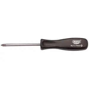 Draper Cross Slot Mechanic's Screwdriver, No.1 x 75mm 19532