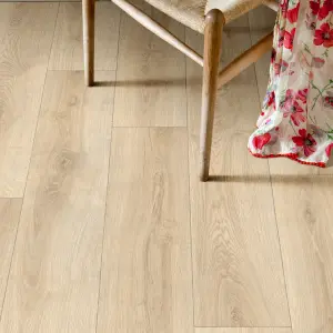 Precut Natural Oak plank effect Sheet vinyl, 6m²