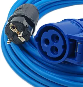 HDIUK Euro Schuko Plug to Ceeform 16A Socket Connector Extension Lead (10 Metre)