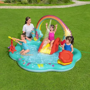 Bestway Multicolour Round Small Disney Princess - Little Mermaid Plastic Play centre With slide