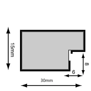 Studio Oak Picture Frame 10x4 Inch