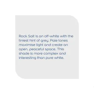 Dulux Walls & ceilings Rock salt Silk Emulsion paint, 5L