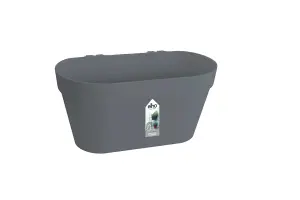 Elho Loft Urban Green Wall Duo 28cm Plastic Plant Pot in Anthracite