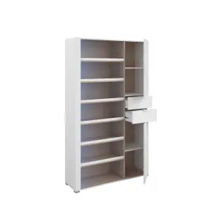 PARISOT SHOE CABINET OAK/WHITE