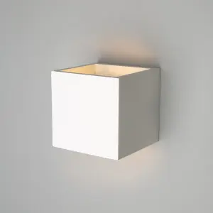 Litecraft Creag White Paintable Up and Down Wall Light