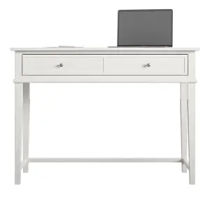 Franklin Writing Desk with 1 Drawer White