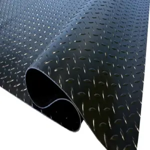 Rubber Flooring Matting - 2m x 2m x 3mm - Willow - Workshop Garage Shed Van Non-Slip