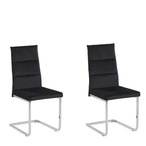 Bruno Upholstered Dining Chair Black