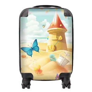 Butterflies On A Beach Holiday Suitcase - Small