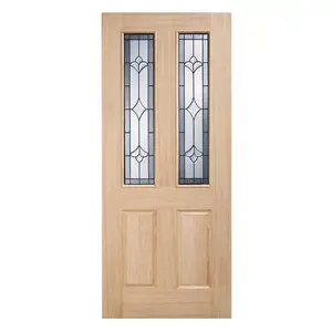 Salisbury Glazed Oak External Door 2032mm H x 813mm W x 44mm D