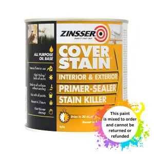 Z-Zinsser Cover Stain Mixed Colour Ral 6027 1L