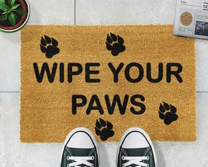 Wipe Your Paws Doormat - Regular 60x40cm