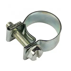 25 x Mini Hose Clamps Stainless Steel Clips for Air Fuel Water Coolant Breather ( 10 - 12mm )