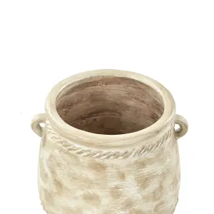 Terracotta Plant Pot 37 cm Beige CAREX