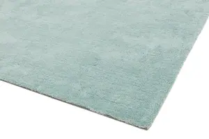 Duck Egg Modern Plain Easy to clean Rug for Bedroom & Living Room-120cm X 170cm