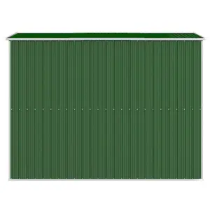 6 ft. W x 9 ft. D Galvanised Steel Apex Garden Shed