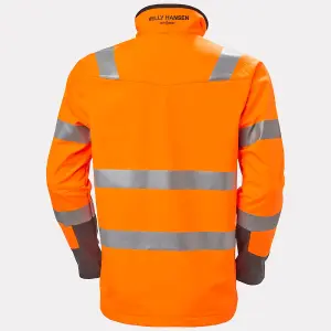 Helly Hansen Workwear Alna 2.0 Softshell Jacket (Orange/Black)  (Large)