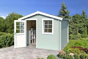 Lasita Osland Nina 230 Log Cabin - 2.75m x 2.3m - 28mm Summer House