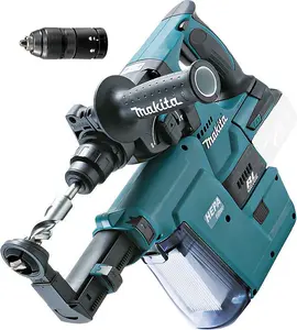 Makita DHR243Z 18v LXT Brushless Rotary Hammer Drill + DX02 Dust Extractor Unit