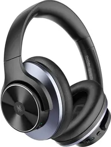 Oneodio A10 Hybrid Active Noise Cancelling Headphones [62 Hrs Playtime] Wireless Bluetooth Over Ear Headphones With Hi-Res Audio, Transparency Mode,