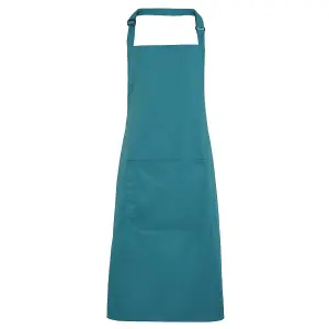 Premier Ladies/Womens Colours Bip Apron With Pocket / Workwear (Pack of 2)