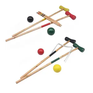 Garden Games Croquet Family Outdoor Play Party Bonding Lawn Kids Fun Activity