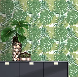 Rasch Portfolio Jungle leaf Wallpaper