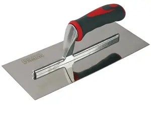 Faithfull Plasterer's Finishing Trowel Stainless Steel Soft Grip Handle 11 x 4.3/4in FAISGTP11SS