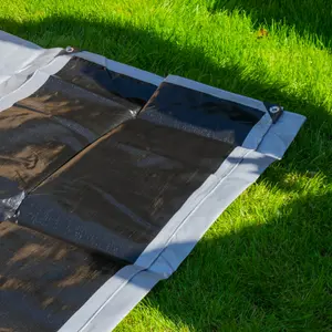 3m x 5m Tough heavy duty waterproof tarpaulin/cover up tarp,300gsm builders sheet,garden +camping