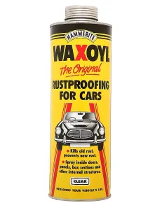 Hammerite Waxoyl Clear Car Rust Proofing, 1 Litre Schutz