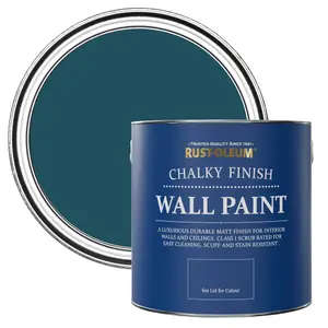 Rust-Oleum Commodore Blue Chalky Wall and Ceiling Paint 2.5L