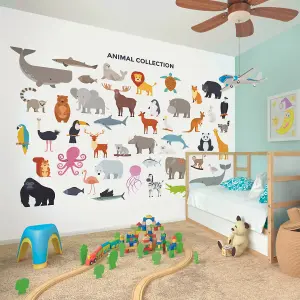 Origin Murals Animal Collection Multi Matt Smooth Paste the Wall Mural 350cm Wide X 280cm High