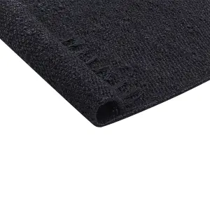 Jute Area Rug 200 x 300 cm Black SINANKOY