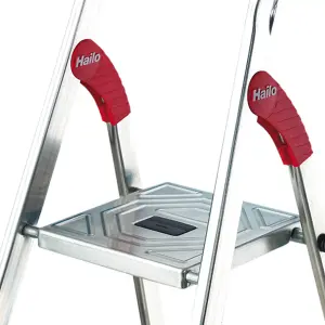 Hailo L60 Aluminium Step Ladders - 6 Treads