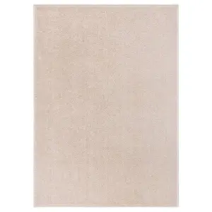 Rug Short Pile 120x170 cm Dark Beige