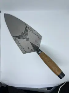 Crompton Bricklaying Trowel 11" Philadelphia Cork Handle (Personally Engraved)